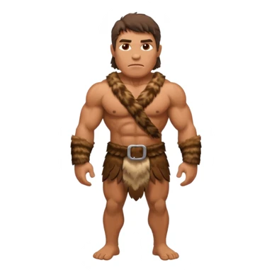 stone age man sticker