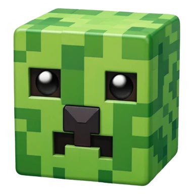 A Minecraft creeper sticker