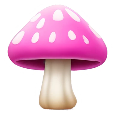 Pink mushroom  sticker