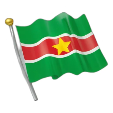 Drapeau suriname sticker