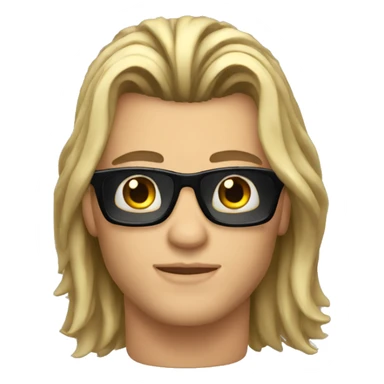 Theo von mullet sticker