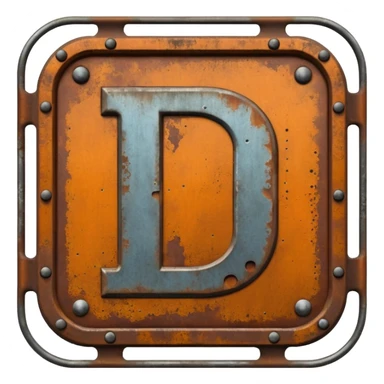 Create a Discord server icon that shows 'DUBS' based on the Rust video game. sticker