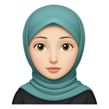 Emoji perempuan bertudung sticker