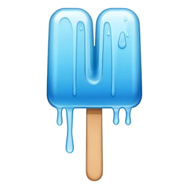 Blue double popsicle  sticker
