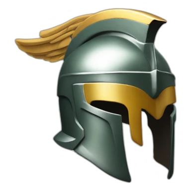 Spartan with a helmet on like the movie 300 sticker