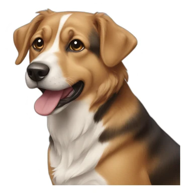 Chien que fait caca sticker