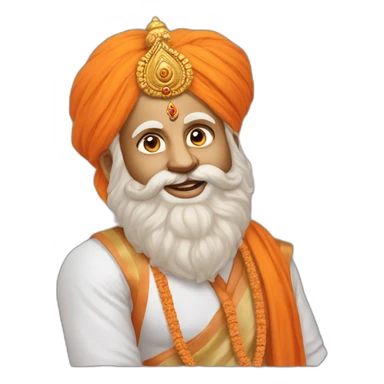 Shree Ram as Narendra Modi  sticker