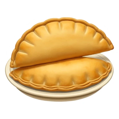 Argentine empanada, typical folk food sticker