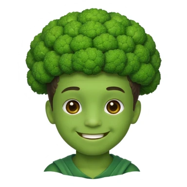 Broccoli boy sticker