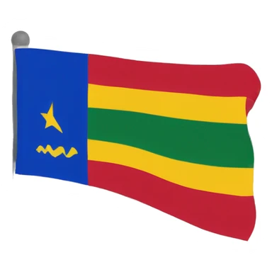 Create a pretty flag from mallorca, cala millor sticker