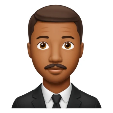 michael b jordan with stache sticker