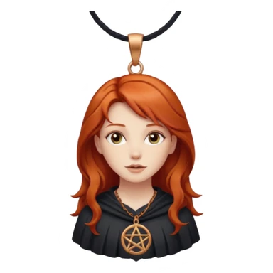 menina ruiva da wicca sticker