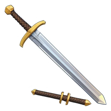 Neither sword in Minecraft  sticker