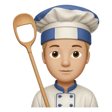 King Hockey player chef sticker