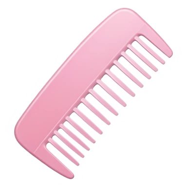 pastel pink comb sticker