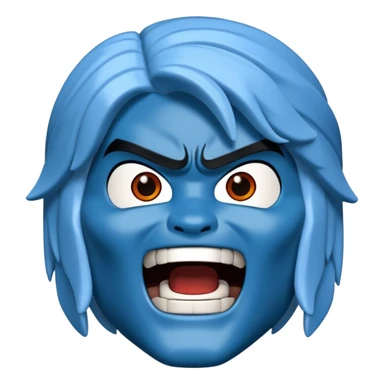 Jay from Ninjago's screaming face sticker