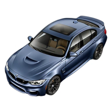 BMW M3 f80 de profil sticker