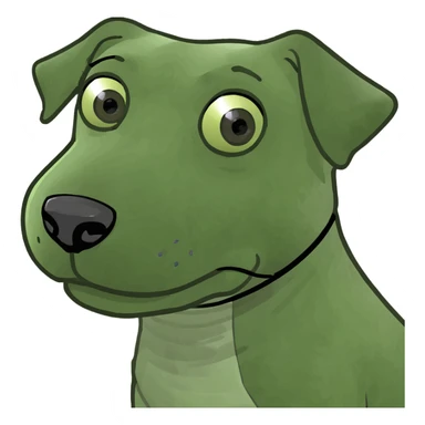 dog barking  sticker