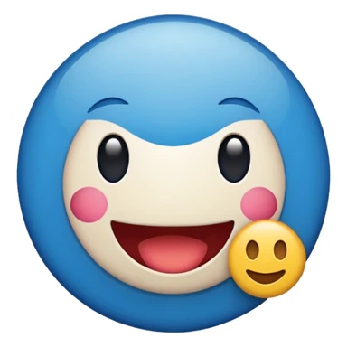 emoji de selo verificado do instagram, círculo azul, check branco no centro, estilo emoji oficial, fundo limpo, alta qualidade sticker