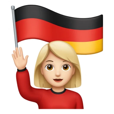 Make a ww1 German  red white black flag  sticker