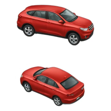 red car to ukraine sticker