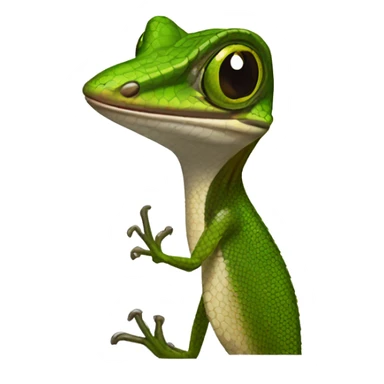 Sharp-mouthed Lizard Puerto Rico 
Anolis pulchellus sticker
