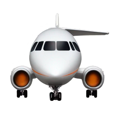 Private jet with a Light pink and orange sky view sticker