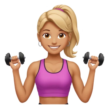 Human back for gym girl sticker