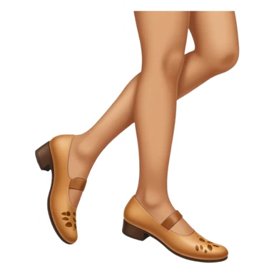 a shoe with a foot inside, stepping and showing a clear shoe print below. and leg







 sticker