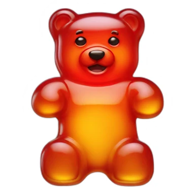 One Gummy bear sticker
