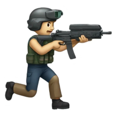 Aircraft carrier shooter sticker