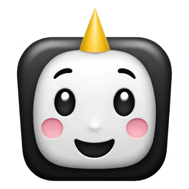 birthday sign in black and white  sticker