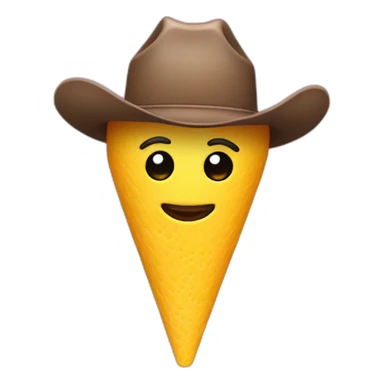 Cowboy sorbet sticker