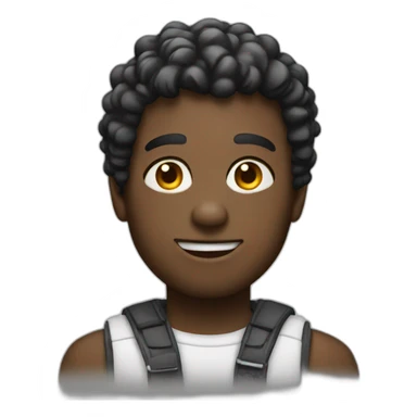 cool white birthday boy sticker