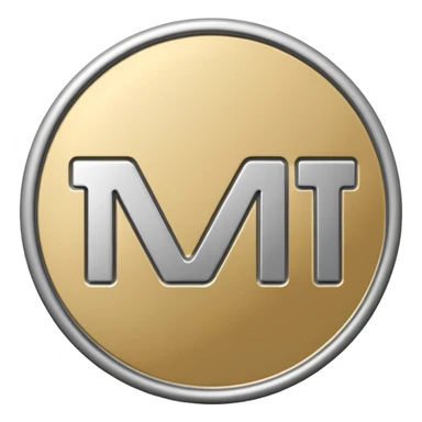 A circle with the letters MST inside sticker