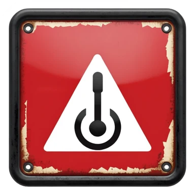 advertencia que en el medio digas reglas sticker