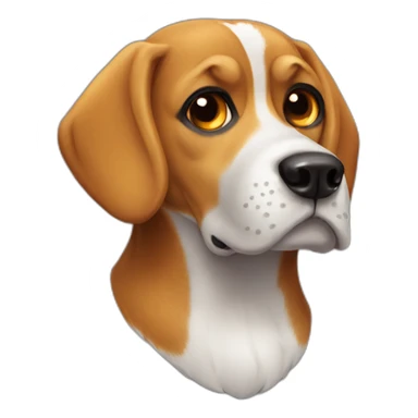 hallowen Beagle Dog sticker