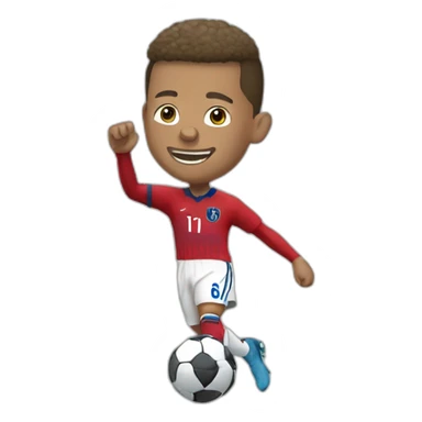 Mbappé qui fait une clekbration sticker
