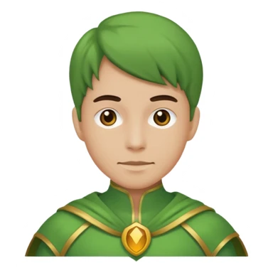 green costume sticker