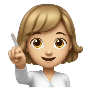 girl-white-pointing-at-something-box sticker