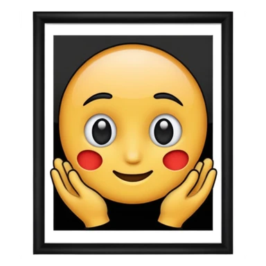 framed wall picture with border sticker