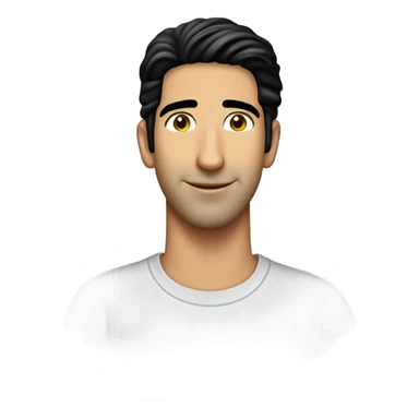 David Schwimmer 20 years old with no facial hair sticker