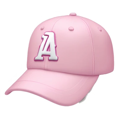 pastel pink mlb cap sticker