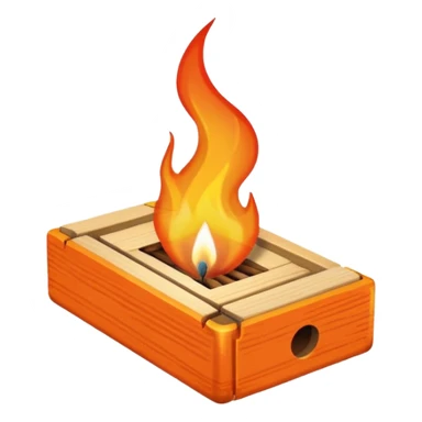 home light match box sticker