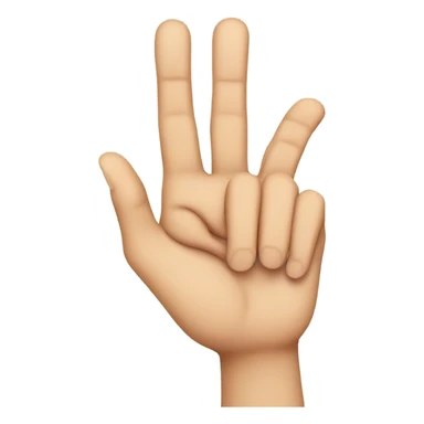 Zeta hand sign sticker