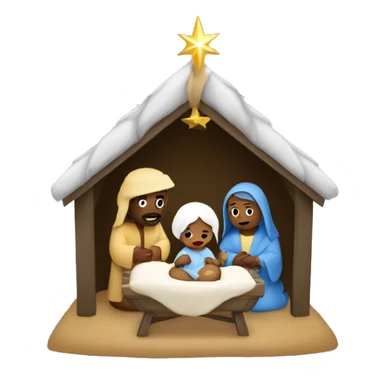 Nativity sticker