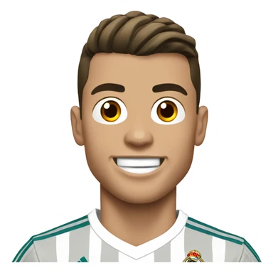 cristiano ronaldo at real madrid sticker