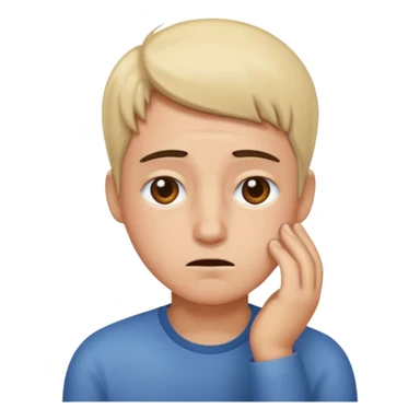 tired and nonchalant  sticker