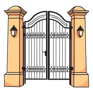 Melisa gate sticker