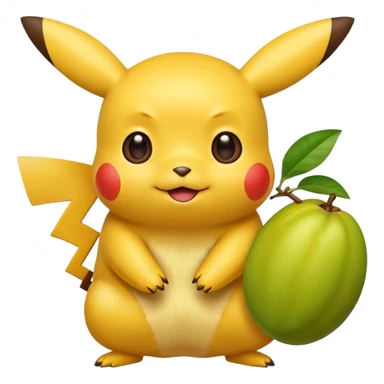 Pikachu holding 2 ba sticker